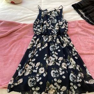 Blue rain dress from Francesca’s